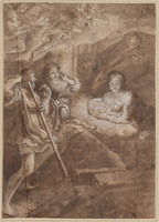 K IX 048
<br/>
Aanbidding door de herders
<br/>
<em>Correggio, Antonio (Allegri) (1489-1534) - kopie naar</em>